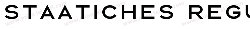 Staatiches Regular字体转换